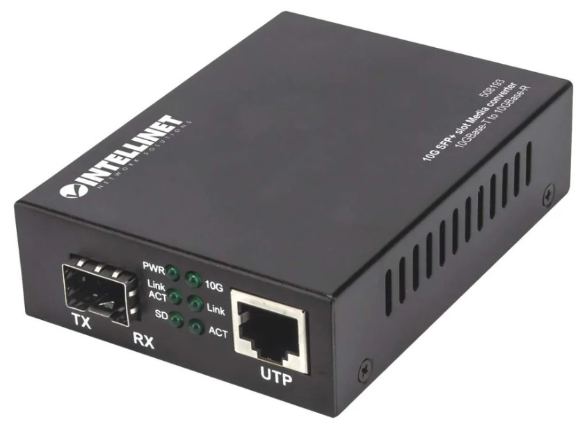 Intellinet 10GBase-T to 10GBase-R media converter