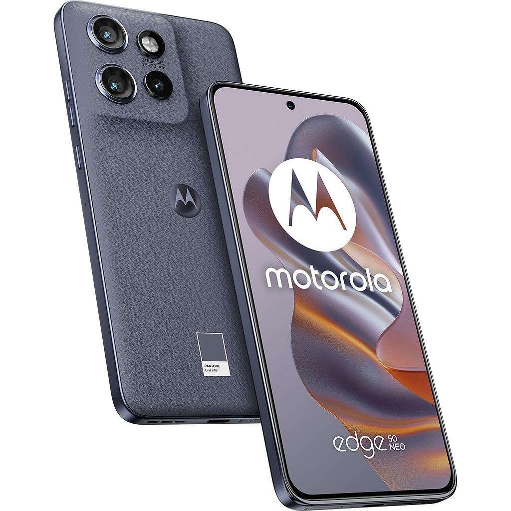 Motorola Edge 50 12GB 512GB 6.36&quot; pOLED 2800nits 4300mAh 68w TP 15W wireless IP68 Android vegan leather, grisaille gray