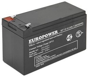 UPSi aku Europower 12V, 7.2Ah VRLA