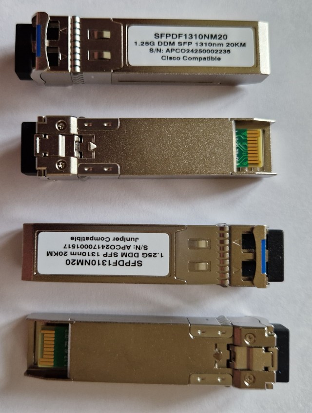 SFP 1.25Gb/s, 1310nm, 20km, LC,SM,DDMI