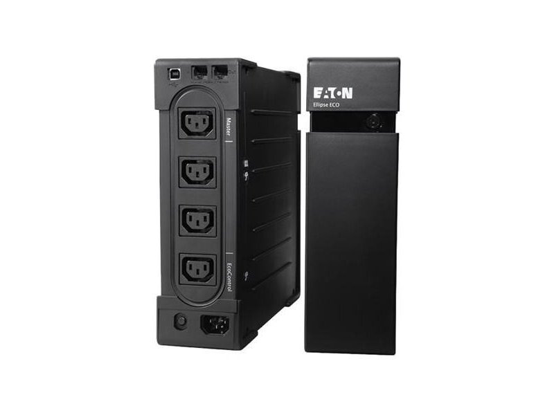 Eaton 650VA/400W UPS, off-line, IEC 3+1, Windows/MacOS/Linux support, USB