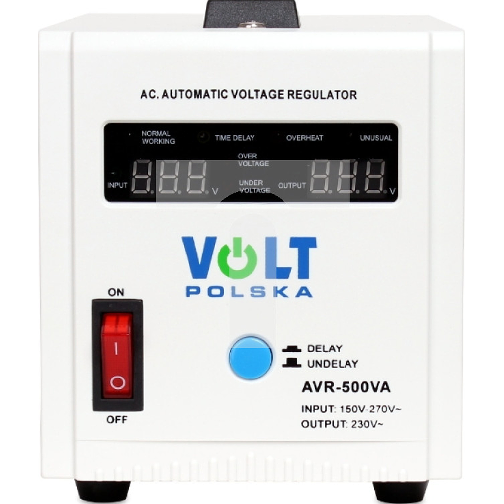 Pingestabilisaator 500VA, Uout 230V AC, +/- 8%