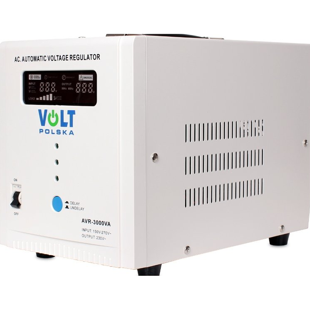 Pingestabilisaator 3000VA, Uout 230V AC, +/- 8%