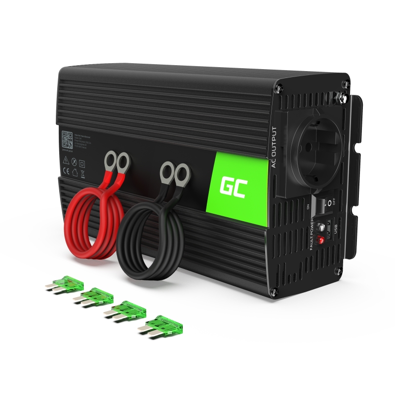Green Cell car power inverter converter 12V to 230V 1000W/2000W
