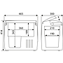 Elektriline külmik autosse, Dometic CoolFreeze CDF 18, 18 l