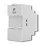 Qoltec DIN rail power supply, 12V, 7.1A, 85.2W, gray