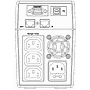 ABB line-interactive UPS 11LI 600VA/360W, 2min@60%load